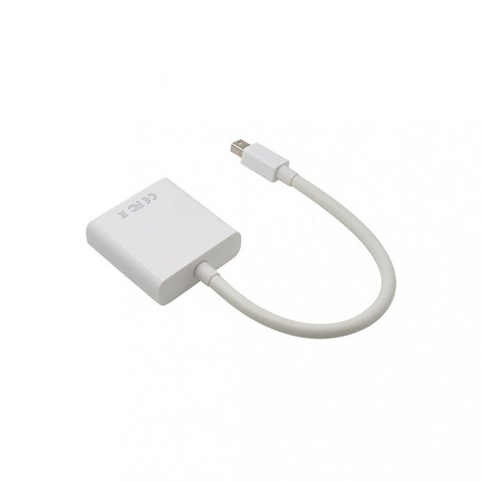Mini DP - VGA White Adapter