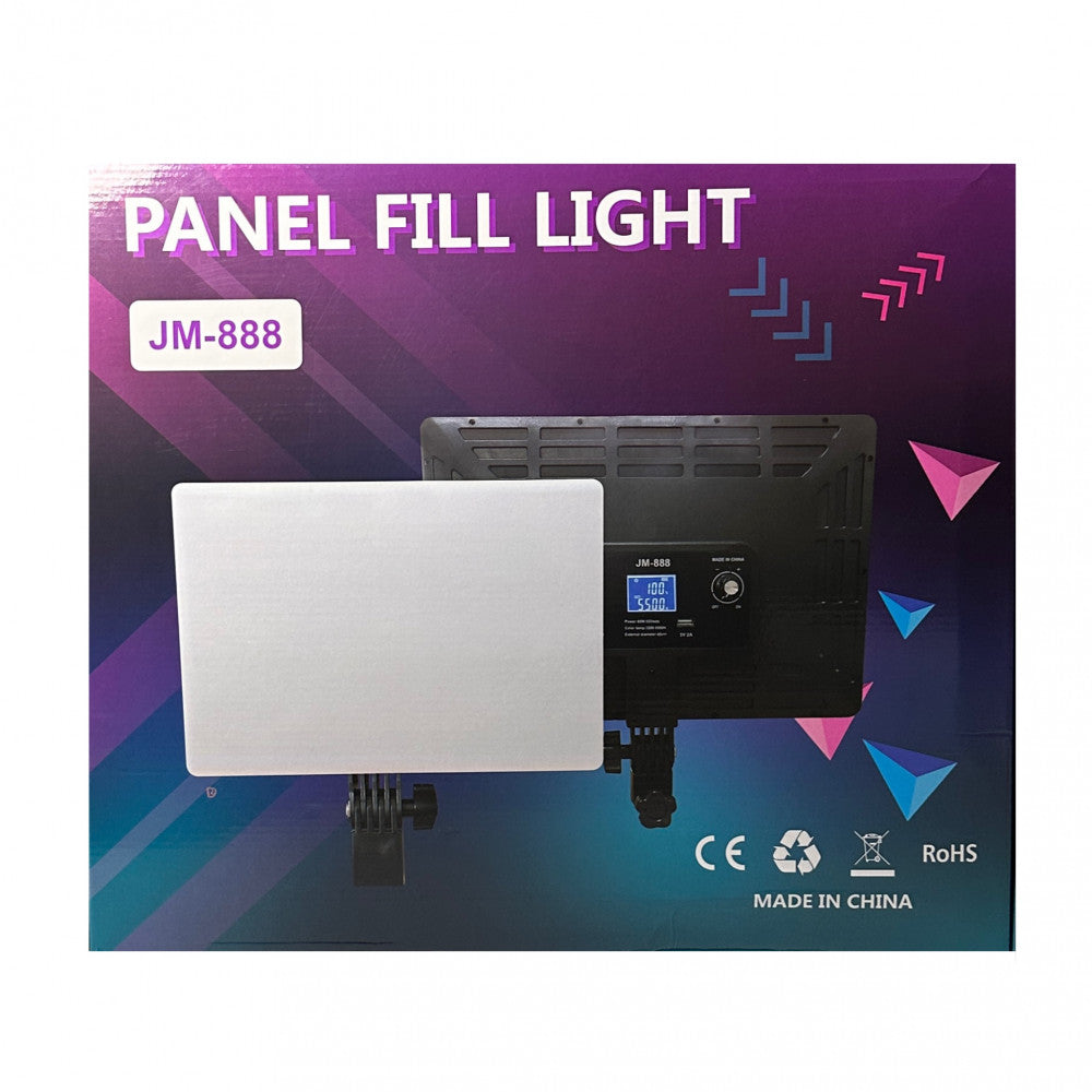 Video light lamp LED JM888 45x32 cm 800 Lights 3200K-5500K 65W