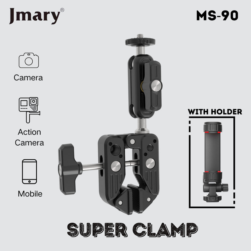 Креплене краб для LED лампы,камеры,фотоаппарата,GoPro Jmary MS-90