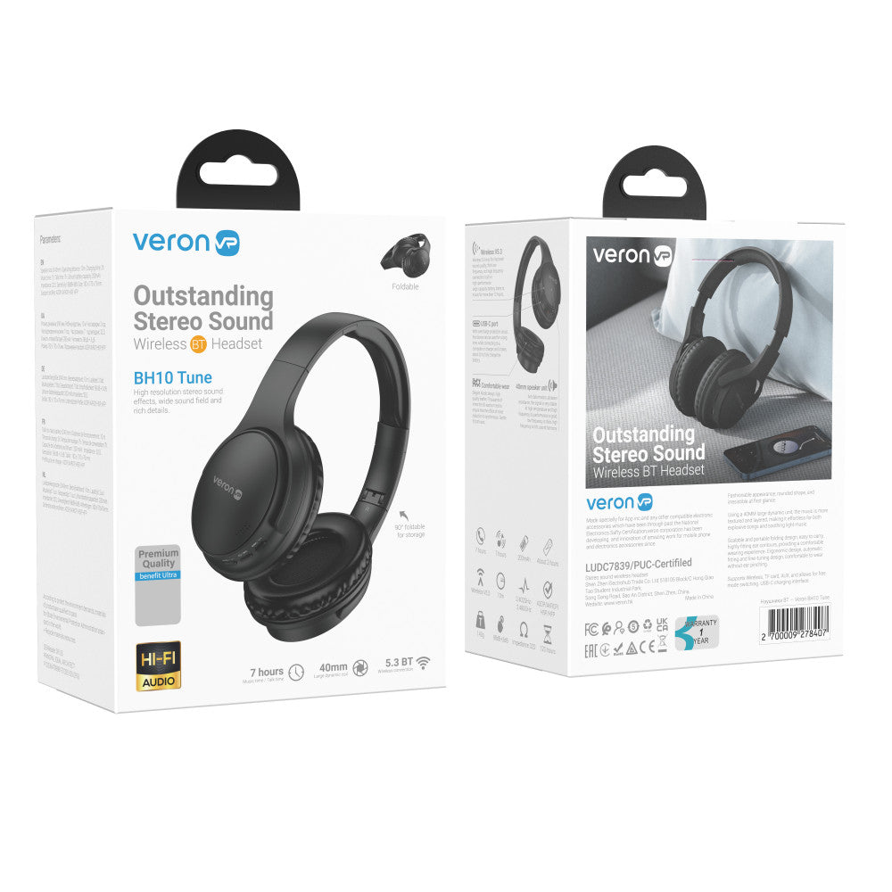 Bluetooth Headphones – Veron BH10 Tune