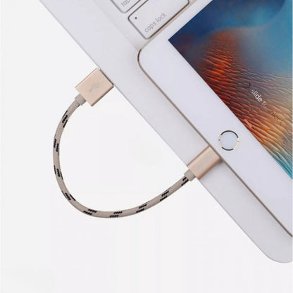 Lightning Cable 2.4A (0.18m) Momax DL5 — Rose