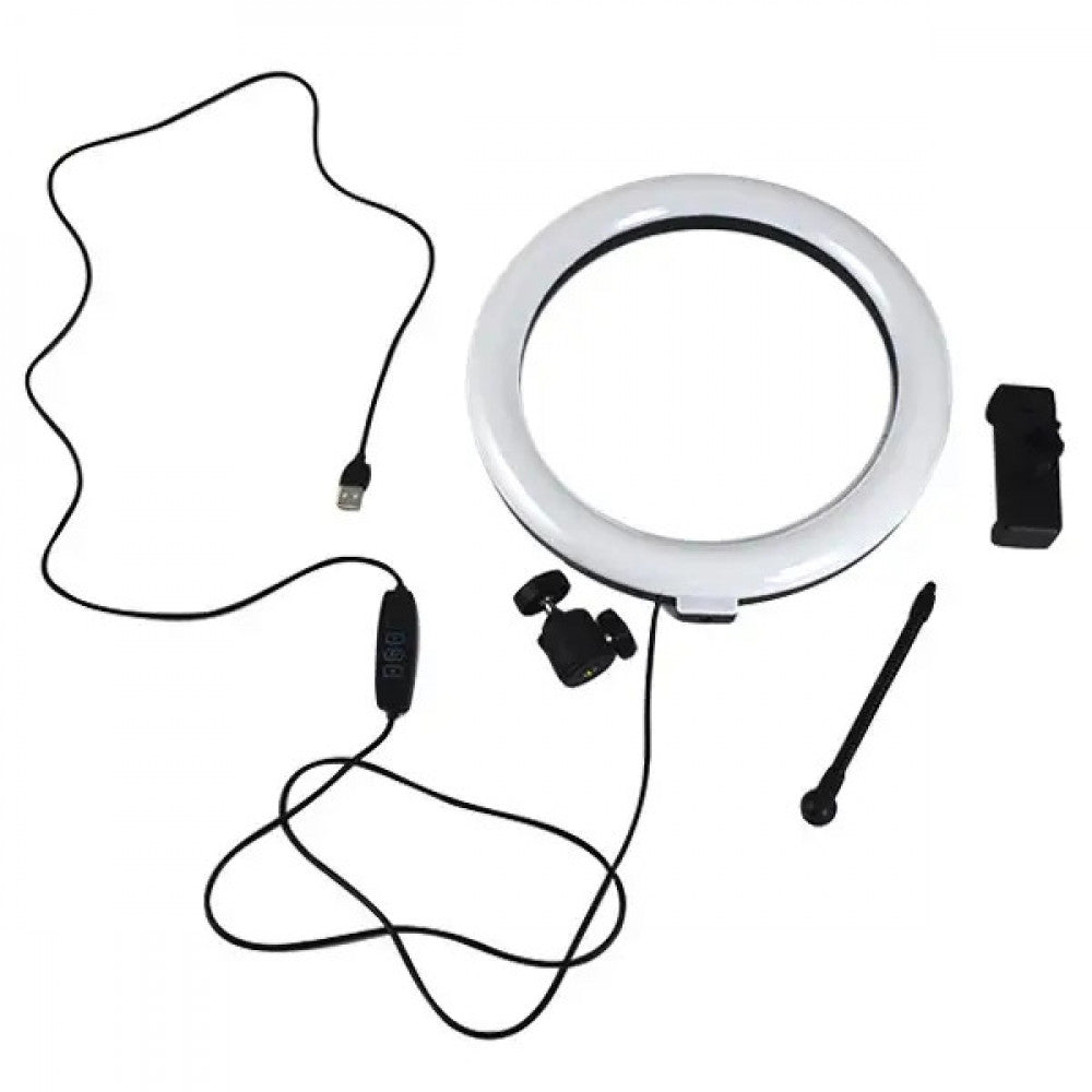 §Лампа Кольцевая LED 26 cm 10" | 96 Lights | USB 5V QX-260