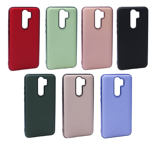 Cover Cases Matte Silcone Case Xiaomi Redmi Note 8 Pro (No Logo) - Black