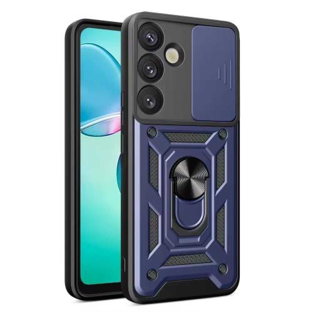 Ring Full Protect Case Samsung A07 — Blue