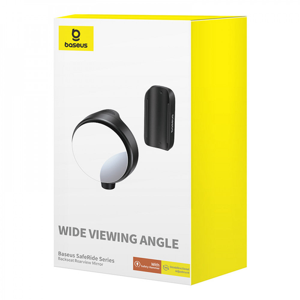 SafeRide Series Backseat Rearview Mirror Baseus (C11537200111-00) Black - C11537200111-00 Black