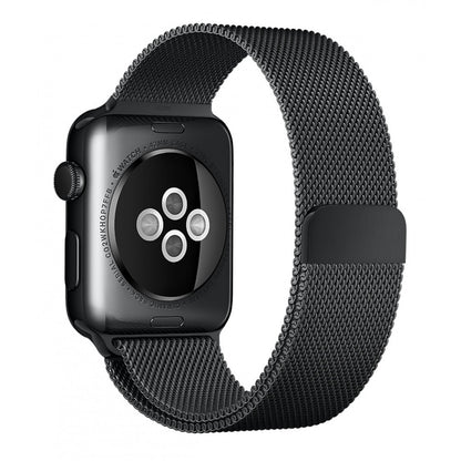 Ремінець Milanese Loop Apple Watch 38 mm 40 mm 41 mm Black