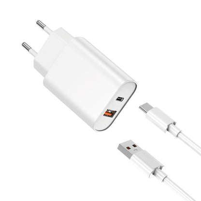 Home Charger 20W PD QC3.0 USB C Cable (1m) WiWU Wi-U002 – White