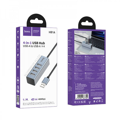 USB HUB Hoco HB1A ; USB To 4 USB