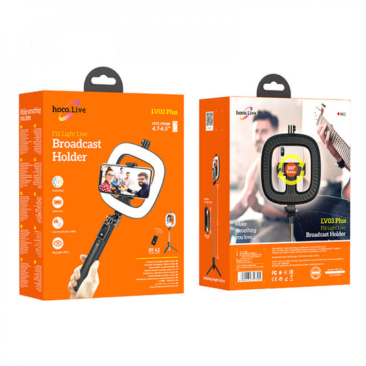 Monopod Tripod (0.80m) – Hoco LV03 Plus – black