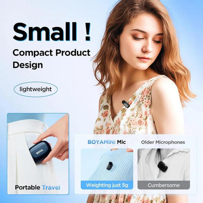 Беспроводной микрофон для телефона BOYA Mini-15