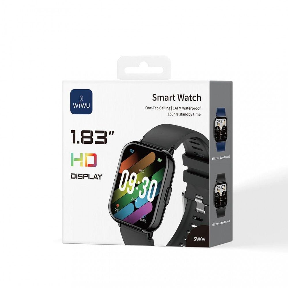 Wiwu SW09 Smart watch  — Black