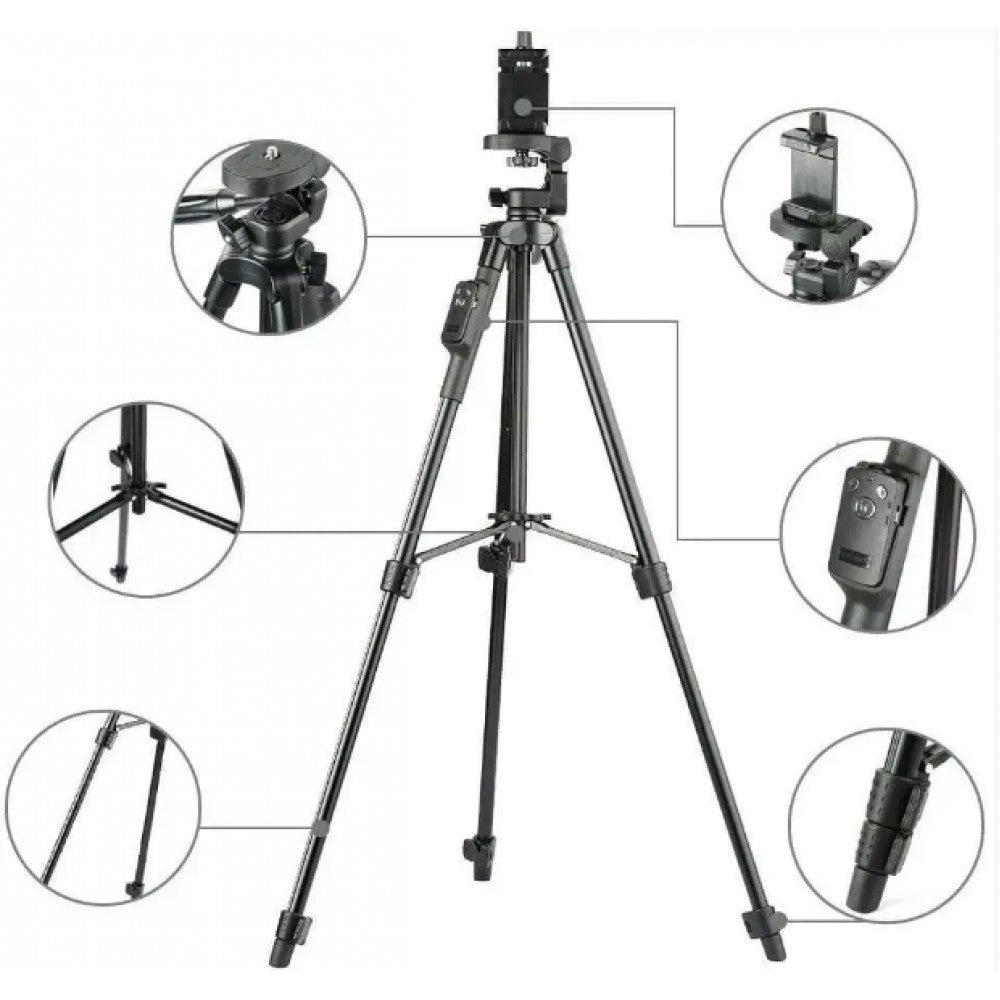 SmartPhone Tripod Stand | 1.25m | Yunteng 5208 | Multifunctional | Bluetooth |