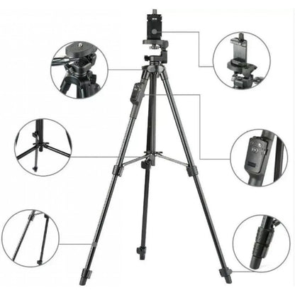 SmartPhone Tripod Stand | 1.25m | Yunteng 5208 | Multifunctional | Bluetooth |