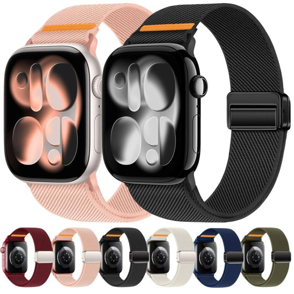 Ремінець Striped Magnetic Buckle Strap Apple Watch 42 mm 44 mm 45 mm 49 mm — Blue-gray