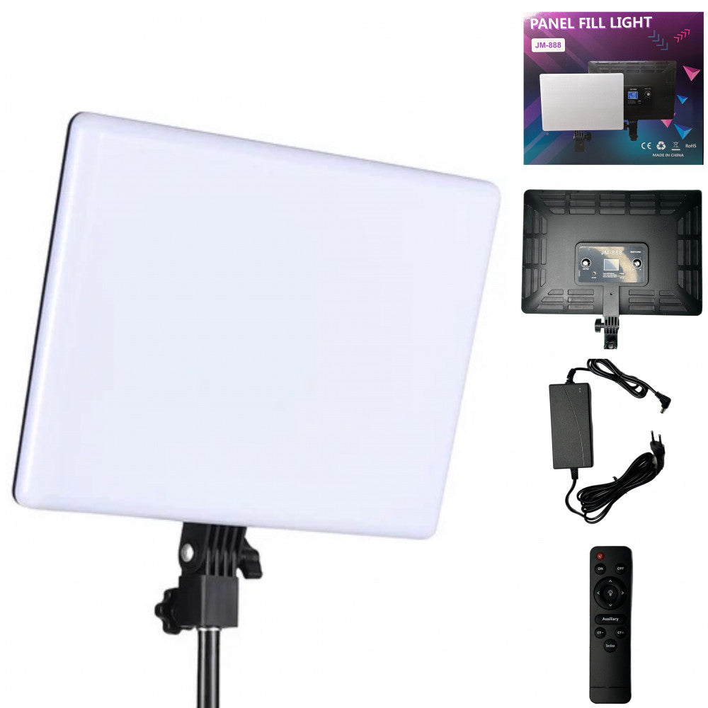 Video light lamp LED JM888 45x32 cm 800 Lights 3200K-5500K 65W