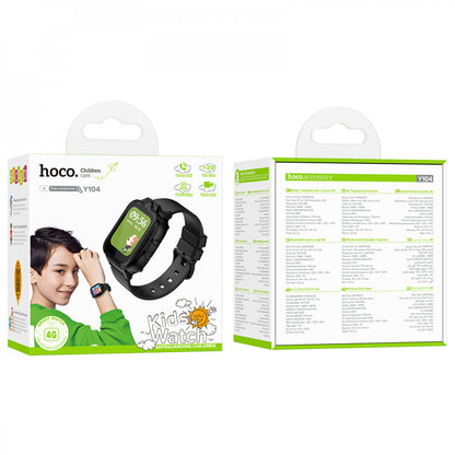 Smart Sports Watch (Call Version) Hoco Y104 — Black