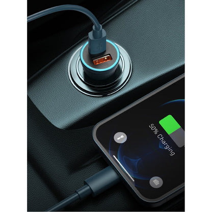 Car Charger 40W 1U 1C C to Lightning Cable (1m) Baseus (TZCCJD-03) Golden Contactor Pro Quick Charger – TZCCJD-03 Blue