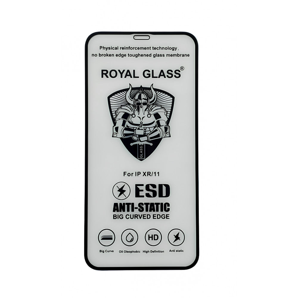 Защитное Стекло Royal Glass ESD Antistatic iPhone 14 Pro Max ; 15 Plus Black