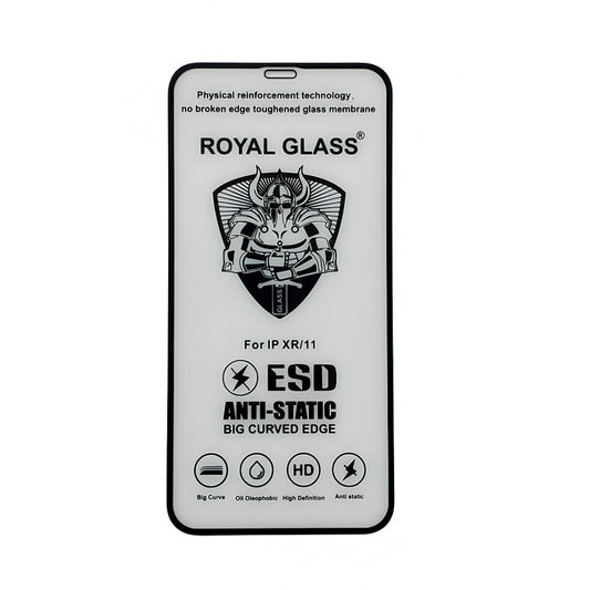 Защитное Стекло Royal Glass ESD Antistatic iPhone 14 Pro Max ; 15 Plus Black