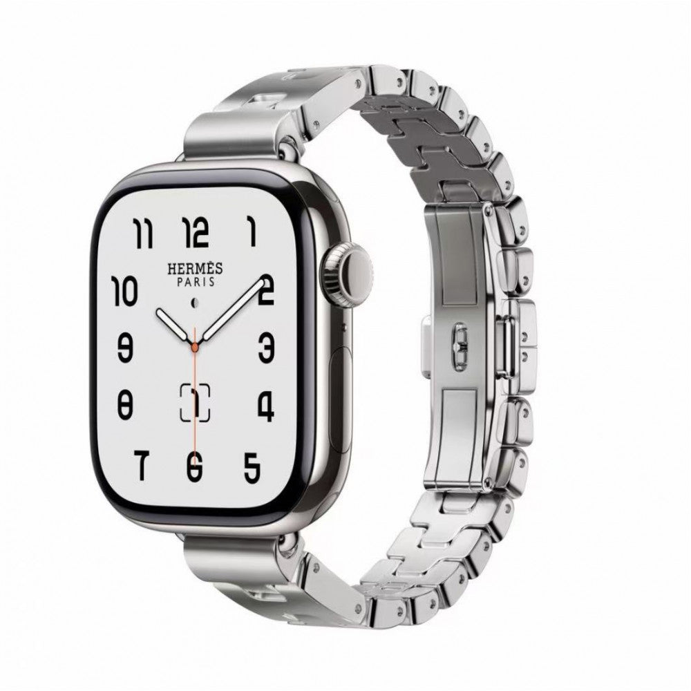 Ремінець H-hermes metal Apple Watch 38 mm 40 mm 41 mm — Rose Gold