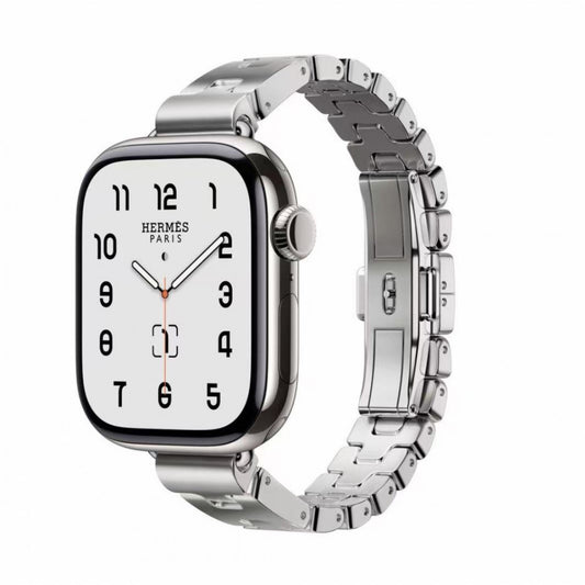 Ремінець H-hermes metal Apple Watch 38 mm 40 mm 41 mm — Rose Gold
