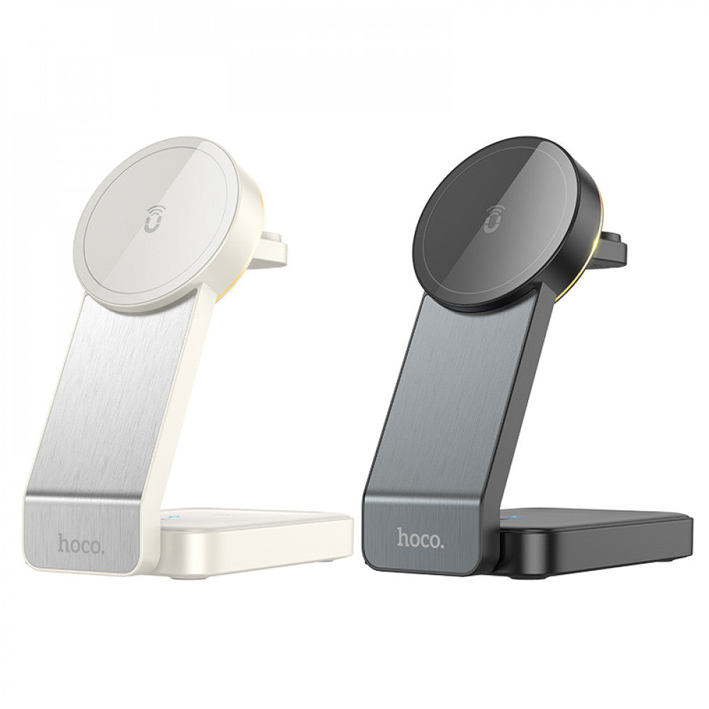 Magnetic Wireless Charger 3 in 1 Hoco CQ3 – Black