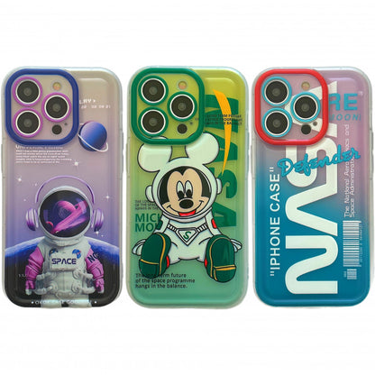 Nasa Sticker Case iPhone 13 Pro Max - Mickey