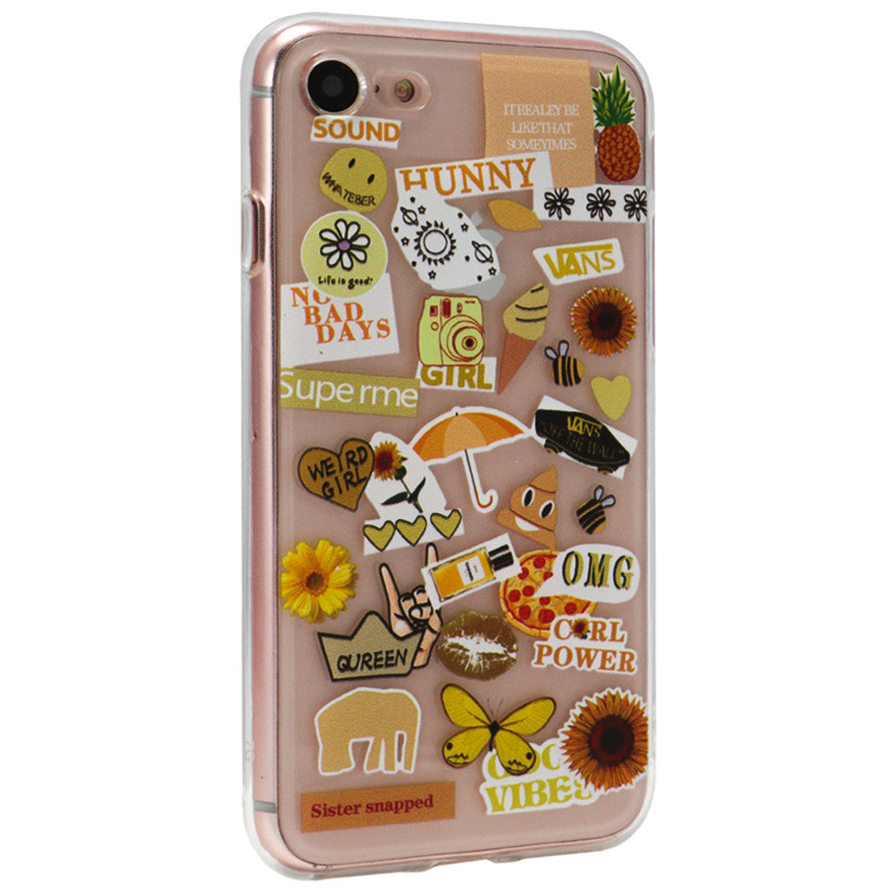 Stickers Series TPU Case — iPhone 7 Plus ; 8 Plus — Design 14