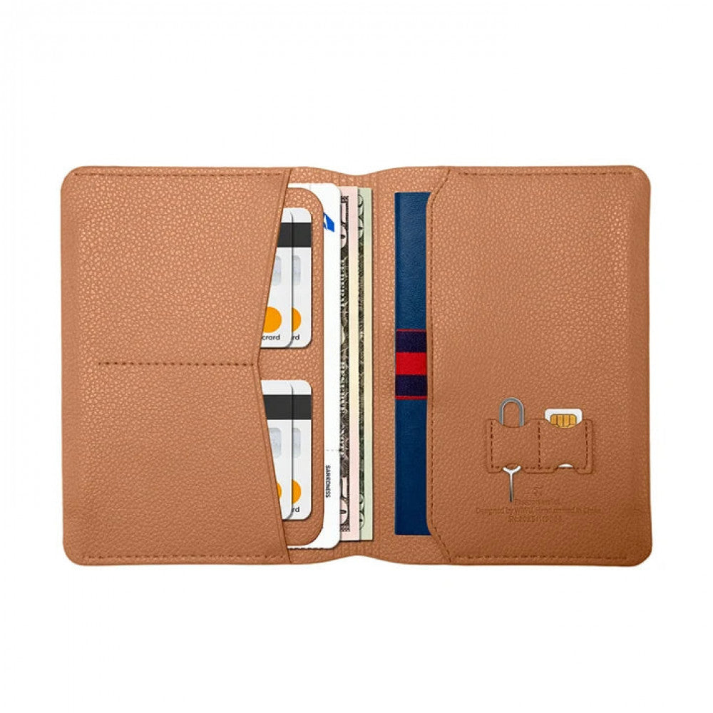 Сумка Wiwu Master Passport Wallet — Brown