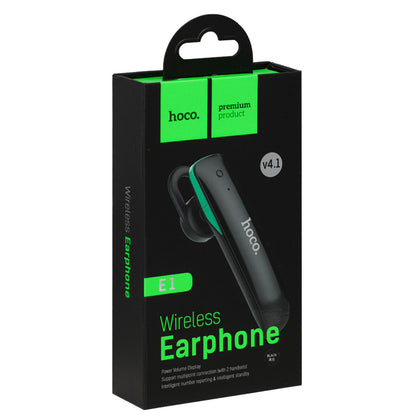 Bluetooth headset – Hoco E1 Black