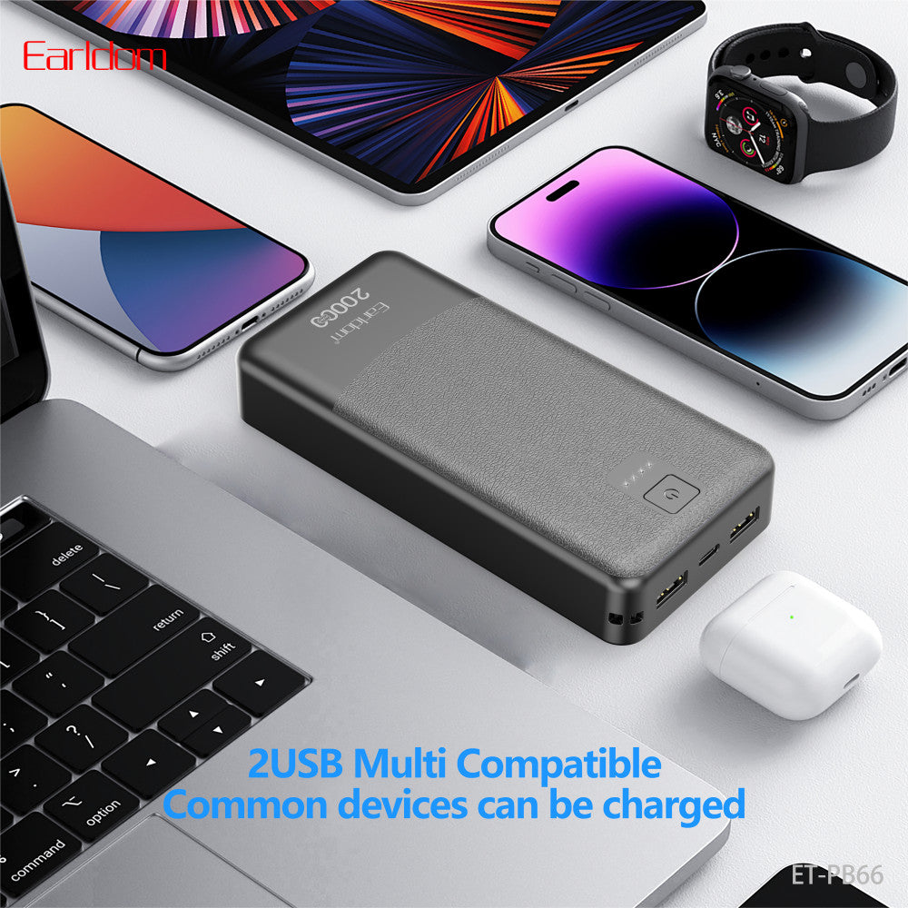 Power Bank 20000 mAh — Earldom ET-PB66