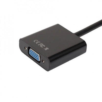 Adapter DVI (M) - VGA (M) 0.18m Black