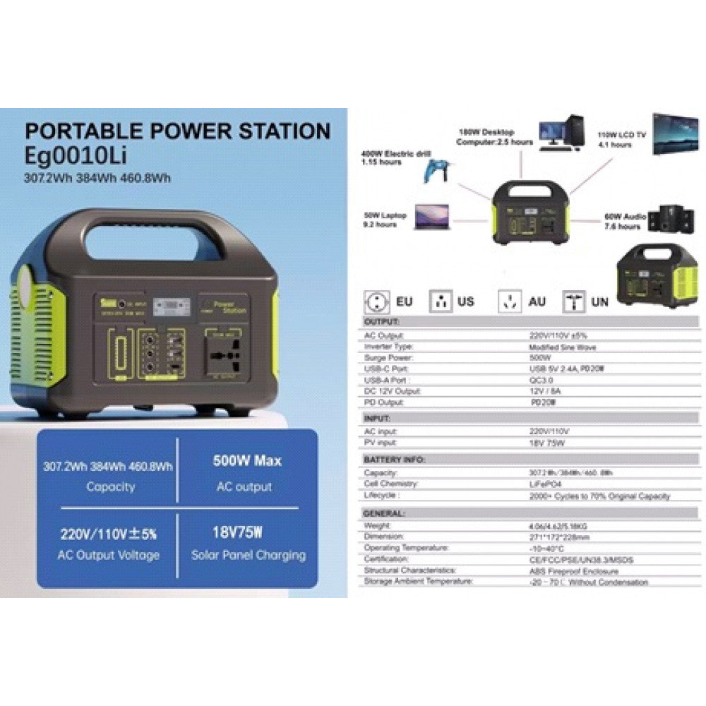 Power Station 500W  — Eg010Li