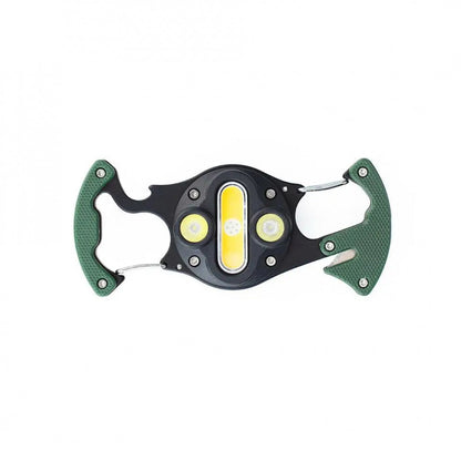 Rechargeable LED Flashlight W5146 with Type-C (7 modes, carabiner, knife, magnet)