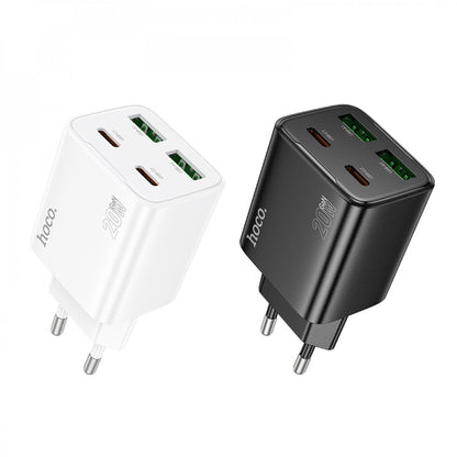 Home Charger | 20W | 2PD | 2U – Hoco N55 – Black