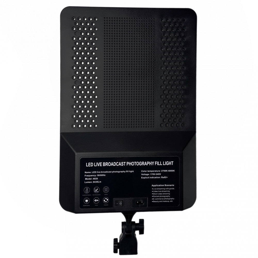 Video light lamp LED 2316 23x16 cm 240 Lights 2700K-6000K