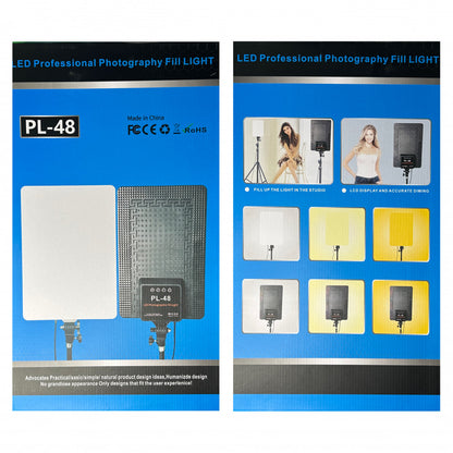 Video light lamp LED PL48 46x28 cm 880 Lights 4000K-6500K