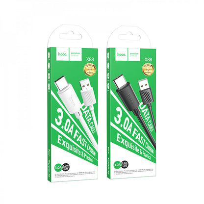 Кабель USB C 2.4A (1m) Hoco X88 — White