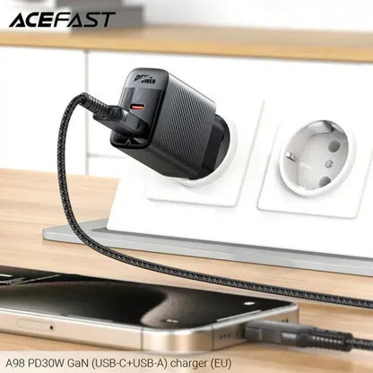 Зарядное устройство для Acefast A98, 30 Вт, PD, QC3.0