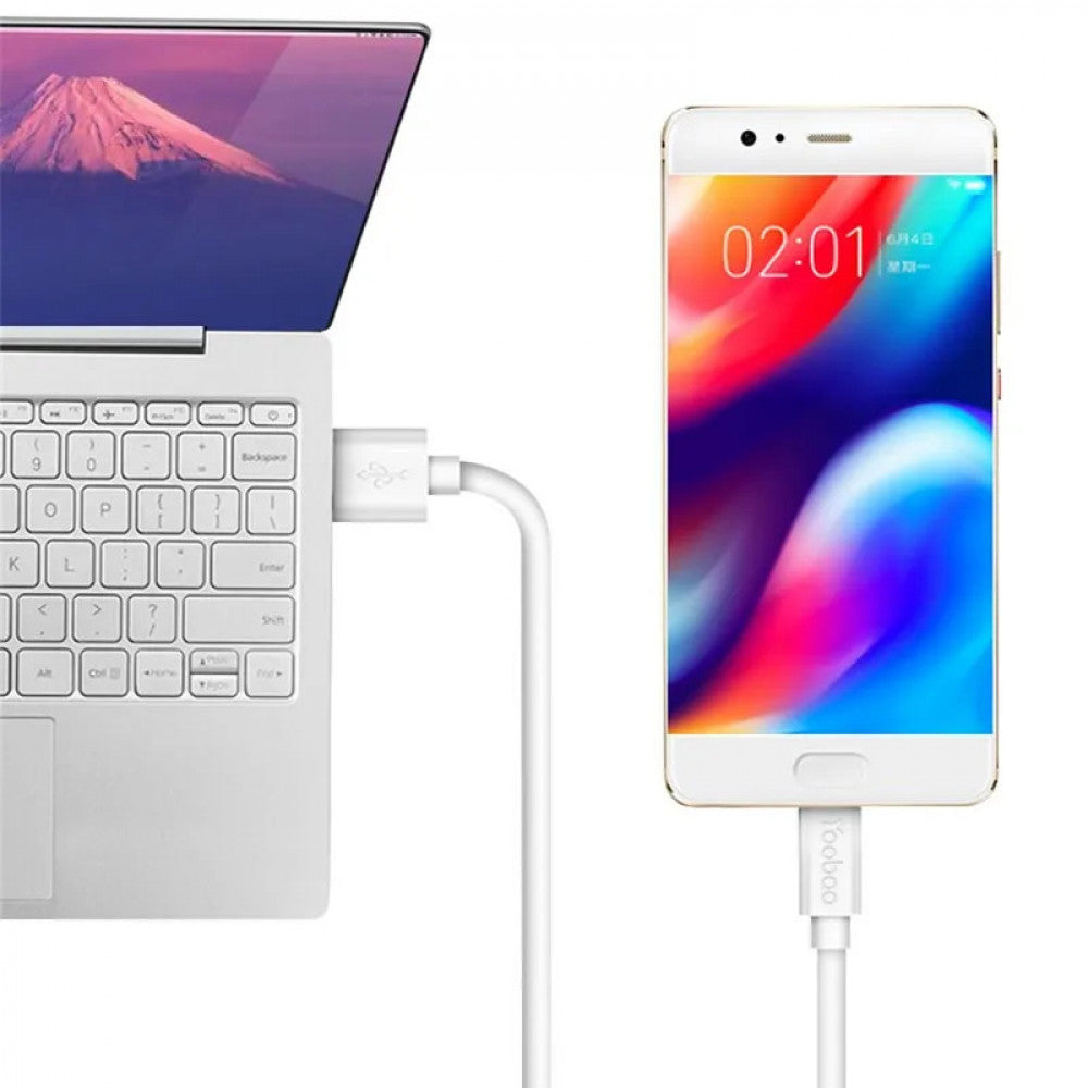 Cable Micro 2A (2m) Yoobao YB402 White