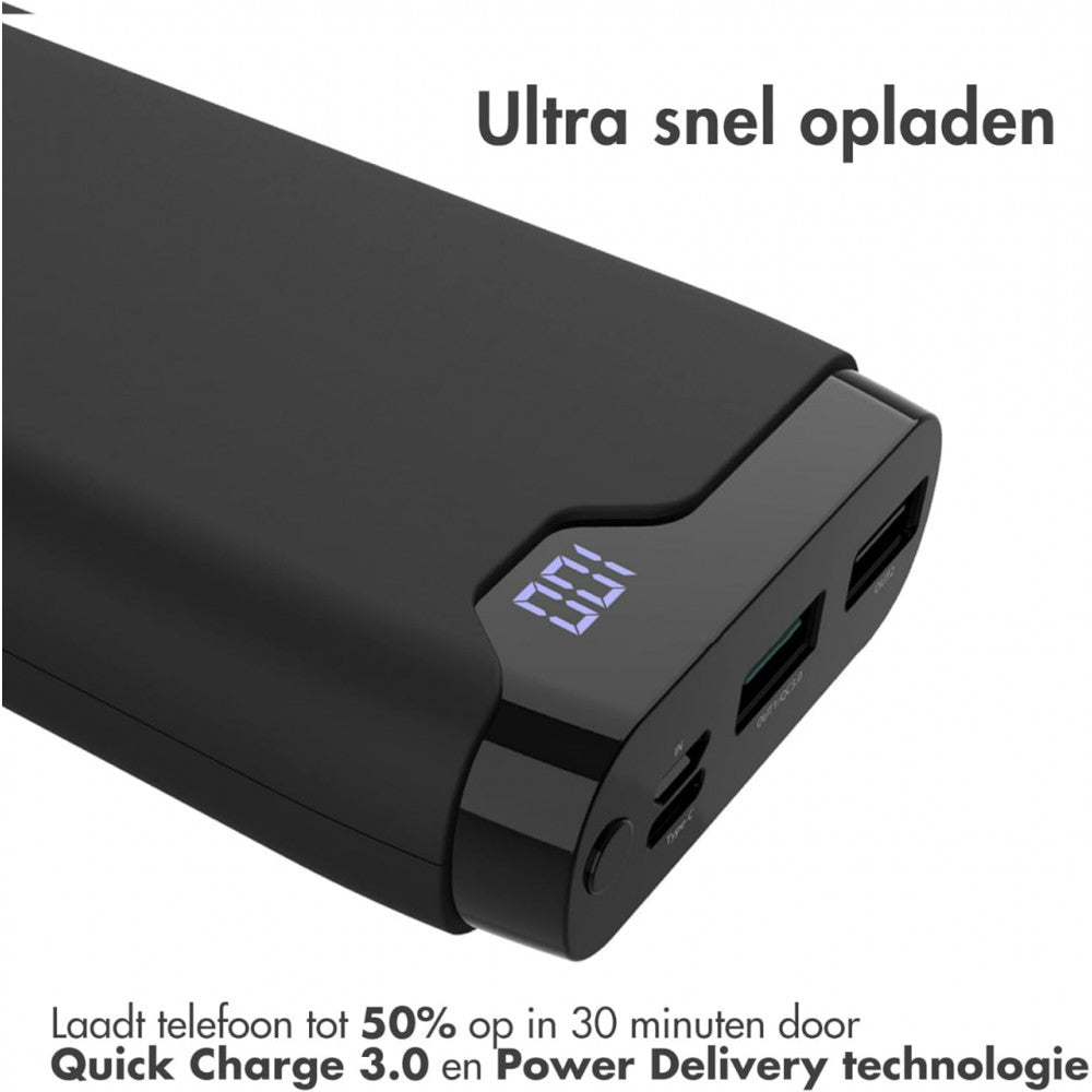 Power Bank 20000 mAh | PD20W — Imoshion — Black