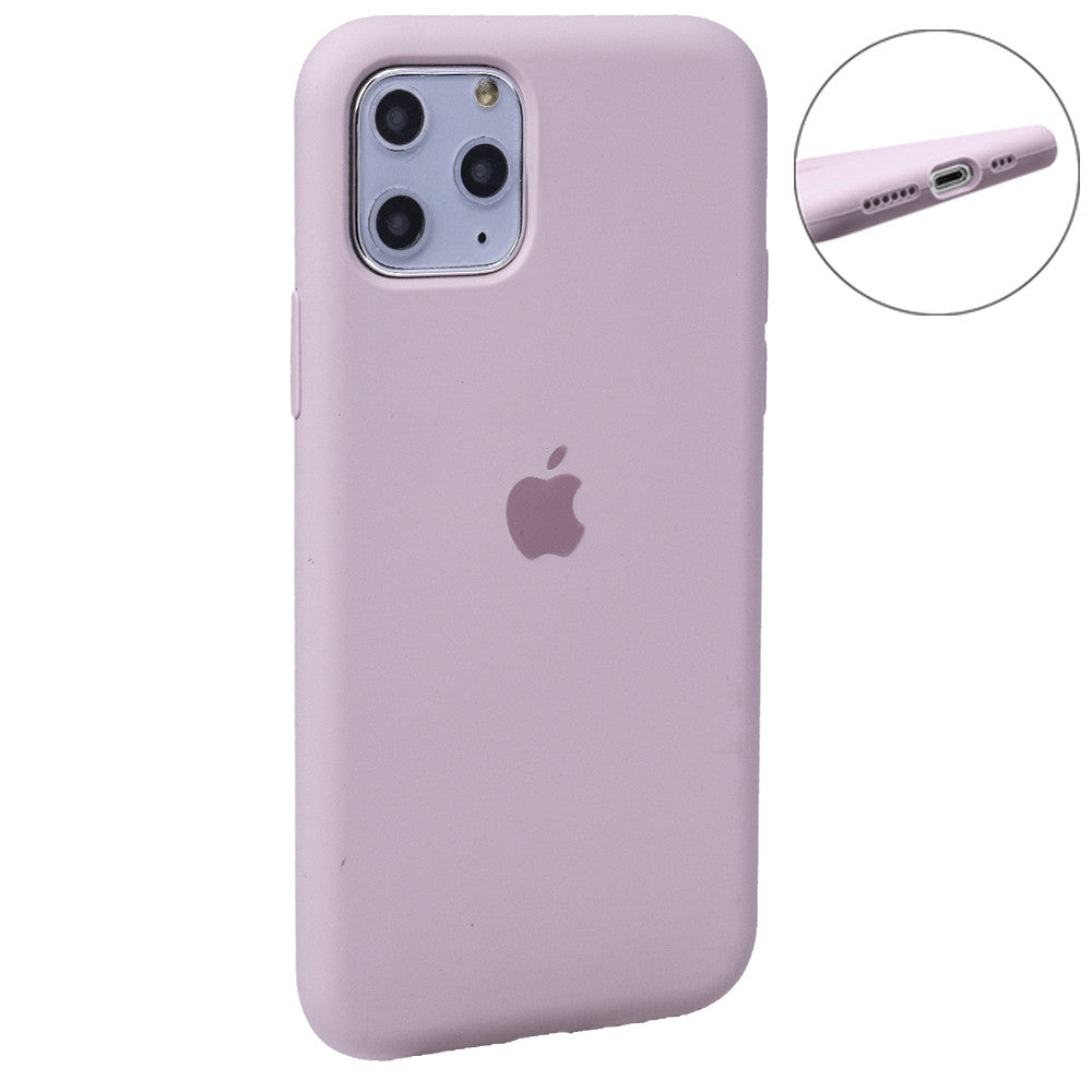 Original Silicone Case Full Size iPhone 11 Pro Max — Pink Sand (19)