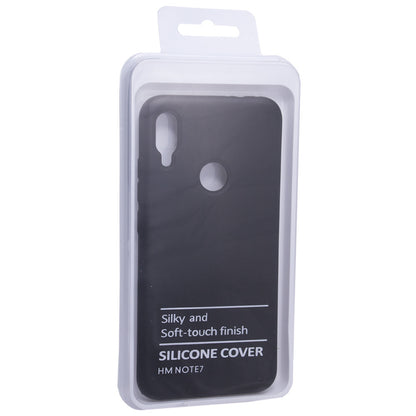 Cover Cases Original Silicone Case Xiaomi Redmi Note 7 — Red