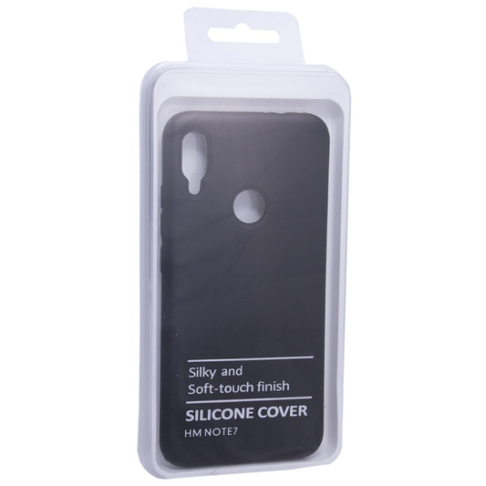 Cover Cases Original Silicone Case Xiaomi Redmi Note 7 — Red