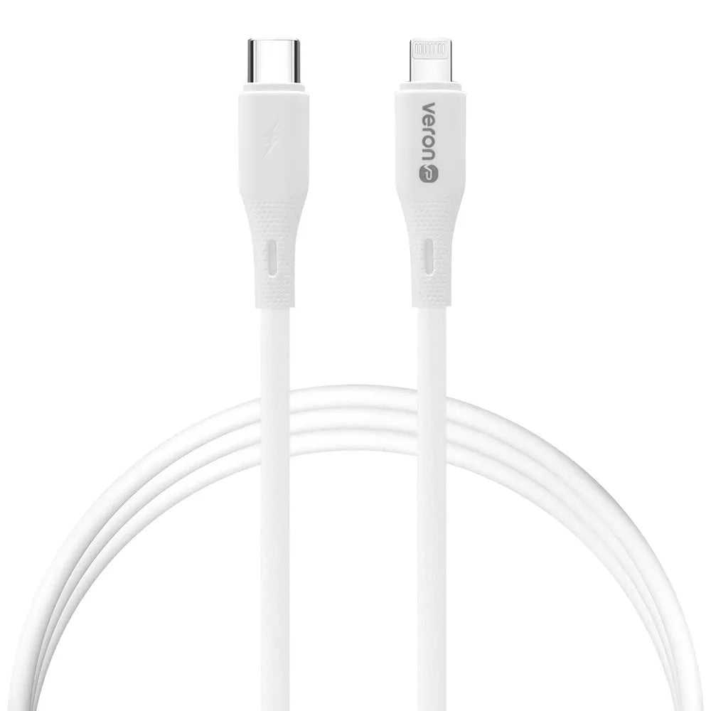 Veron CL-X82 Silicone Charging/ PD Cable USB-C to Lightning 27W (1m)