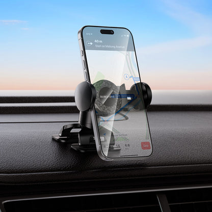 Car Holder Borofone BH142 Support pull clip car holder(center console)