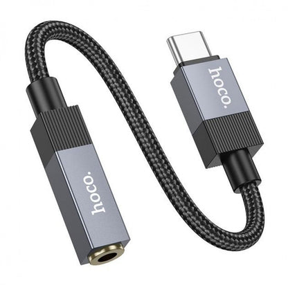 Adapter USB C To 3.5mm Hoco UPA32C — Black