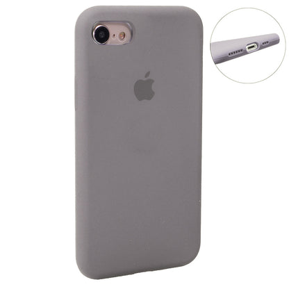 Original Silicone Case Full Size iPhone 7 ; 8 ; SE 2020 — Blue Bird Feather