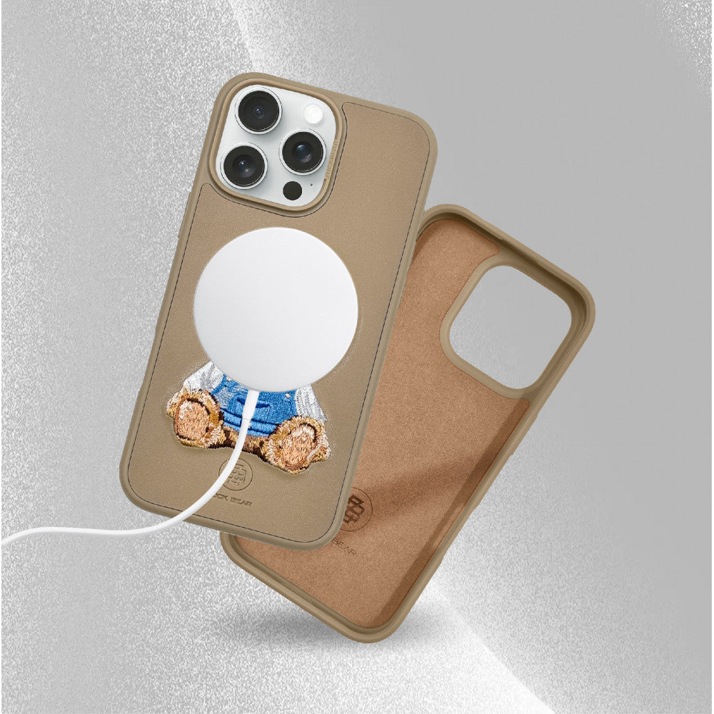 Накладка Чехлы Polo Everley Leather Case with Magsafe iPhone 16 Pro — Black