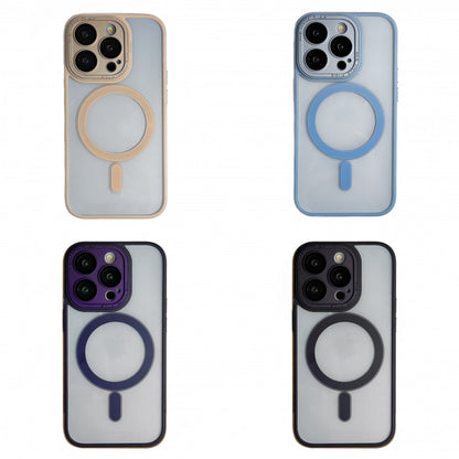 Protective camera Clear Case with MagSafe iPhone 14 Pro Max - Deep Purple